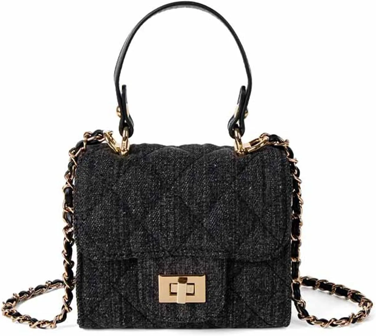 Denim Purse Small Denim Crossbody Bags for Women Jean Purse Shoulder Handbags