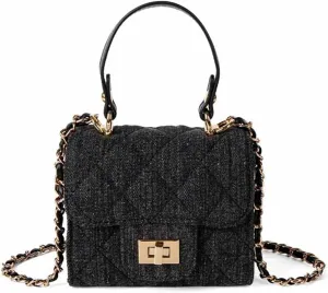 Denim Purse Small Denim Crossbody Bags for Women Jean Purse Shoulder Handbags