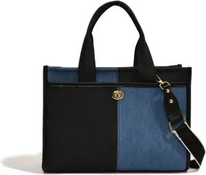 Denim Tote Bag Purses for Women Denim Handbags Shoulder Crossbody Bags