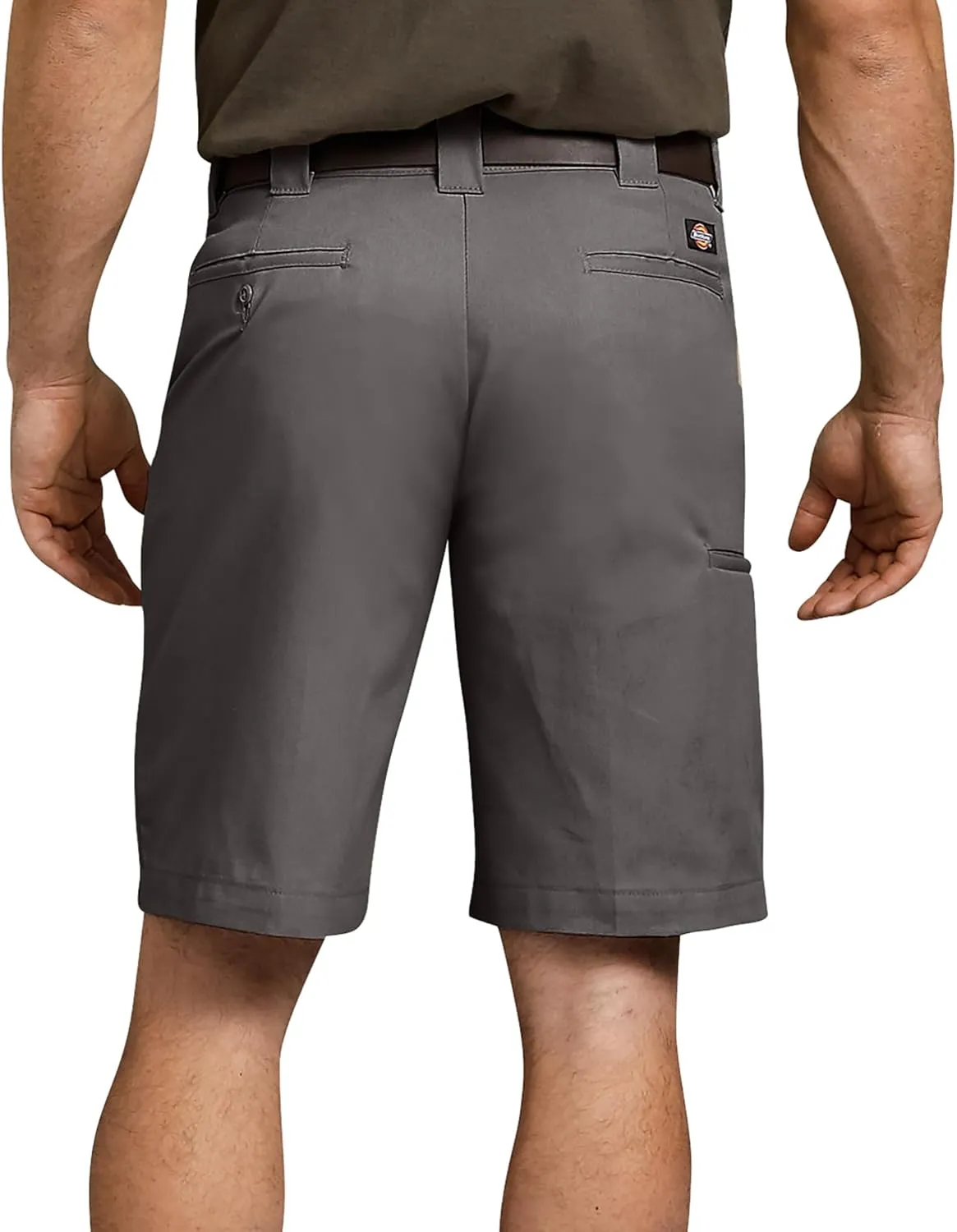 Dickies Men's 11 Inch Relaxed-Fit Stretch-Twill Work Short