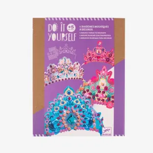 Djeco DIY Mosaic Tiaras - Like a Princess