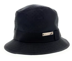Dolce & Gabbana Black Cotton Blend Bucket with Bow Band -Adult M