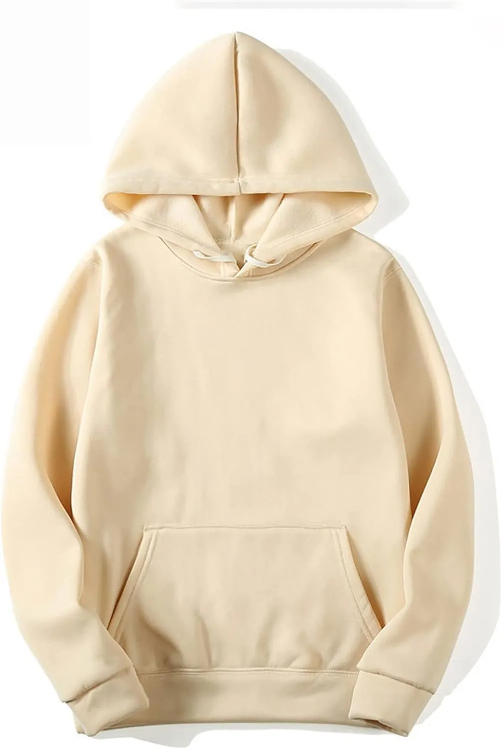 DuDubaby Faux Fur Hoodie For Men Hooded Sportswear Two Piece Long Sleeved Pullover Hoodie Sweatshirt Sweatpants Set