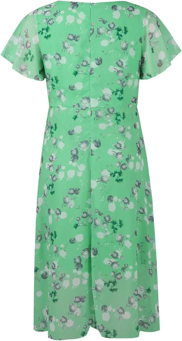 Easter Dress for Women Summer Dresses for Women 2025 Swing Chiffon Dress Fitted Spring Summer