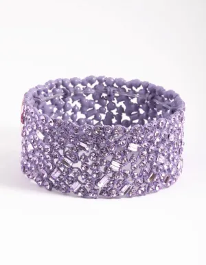 Embellished Stone Stretch Bracelet