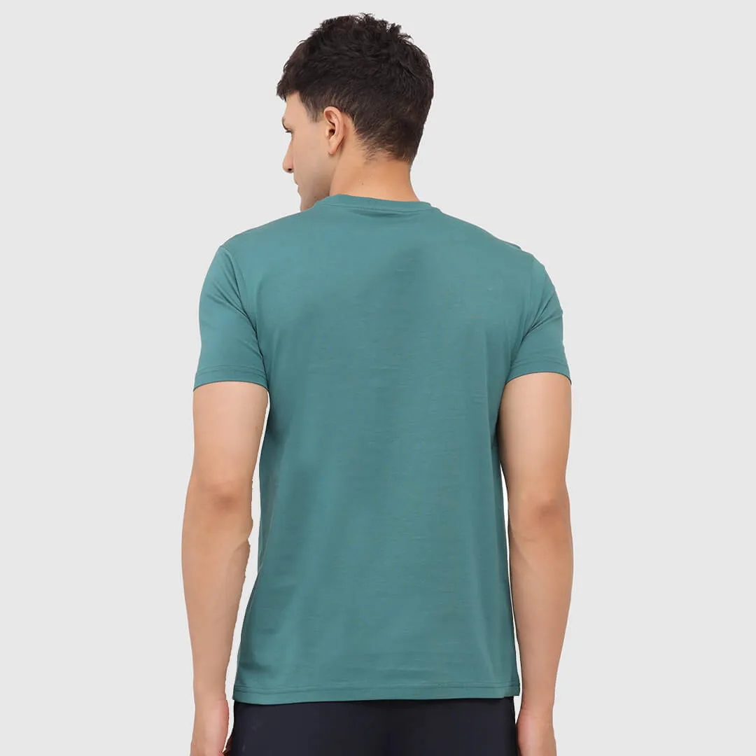 Essential Liner T-shirt- Pine Green