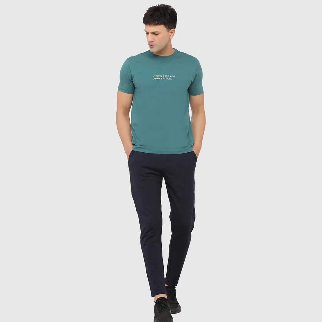 Essential Liner T-shirt- Pine Green