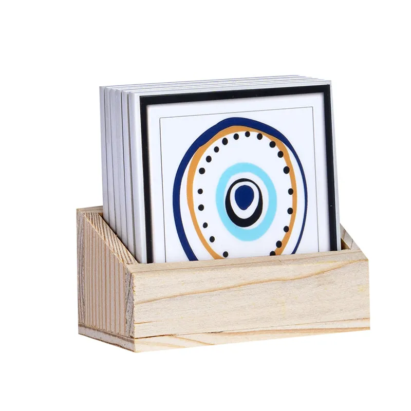 Evil Eye Coaster - Set Of Six
