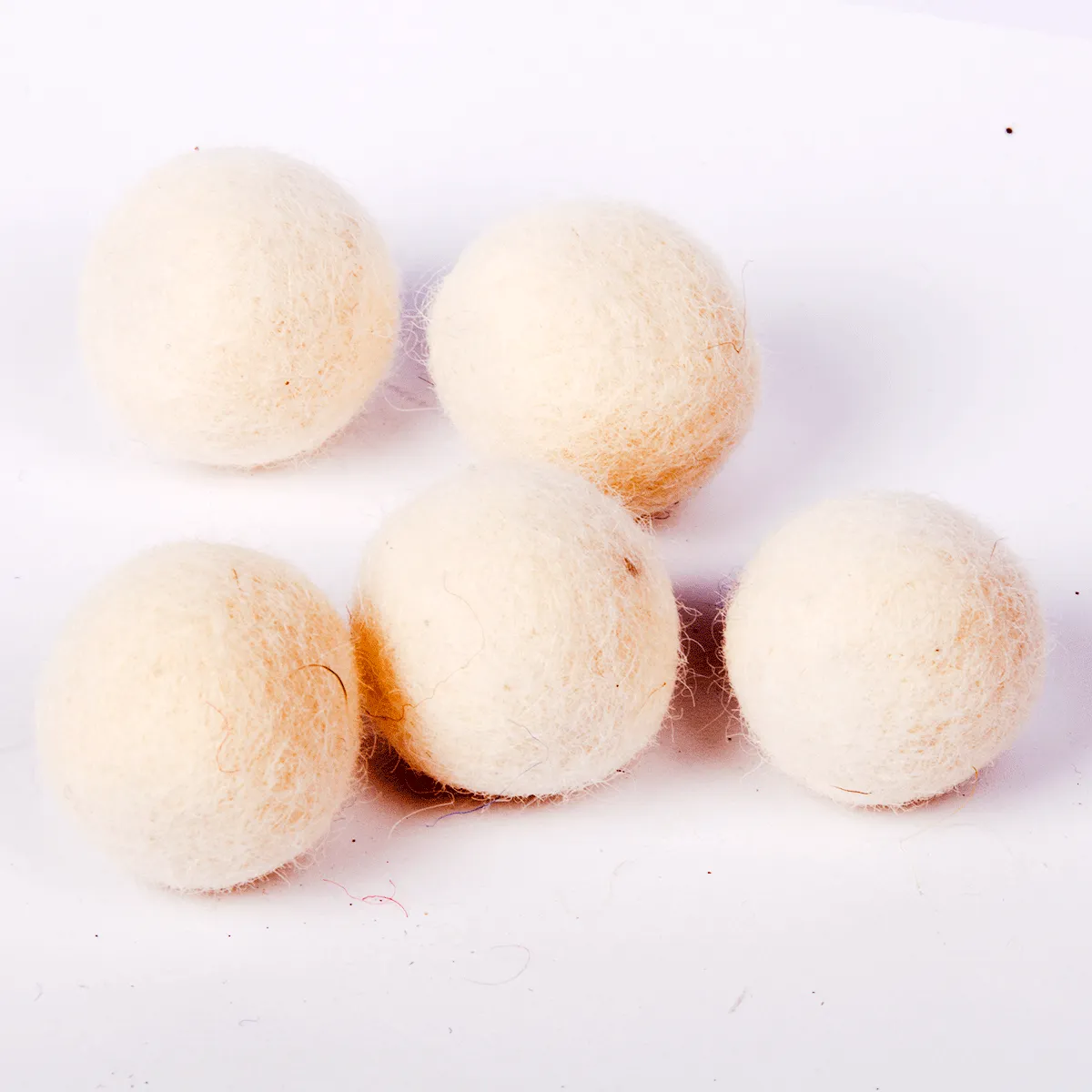 Felt Balls - Natural - 2cm