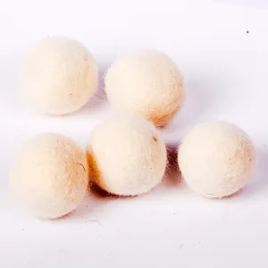 Felt Balls - Natural - 2cm