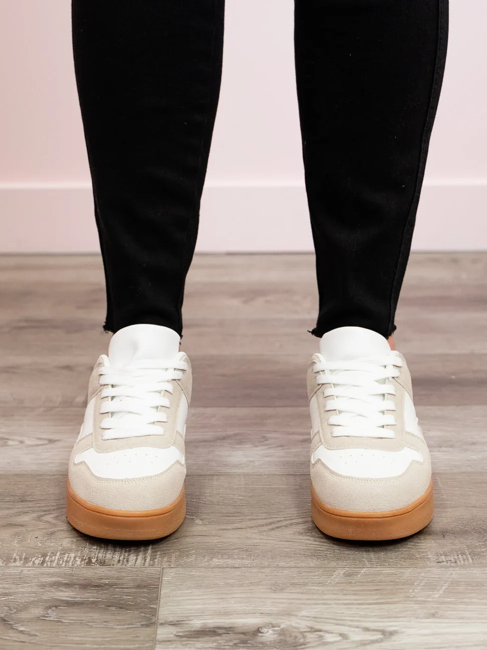 *FINAL SALE* Rexy Sneakers | Beige & White
