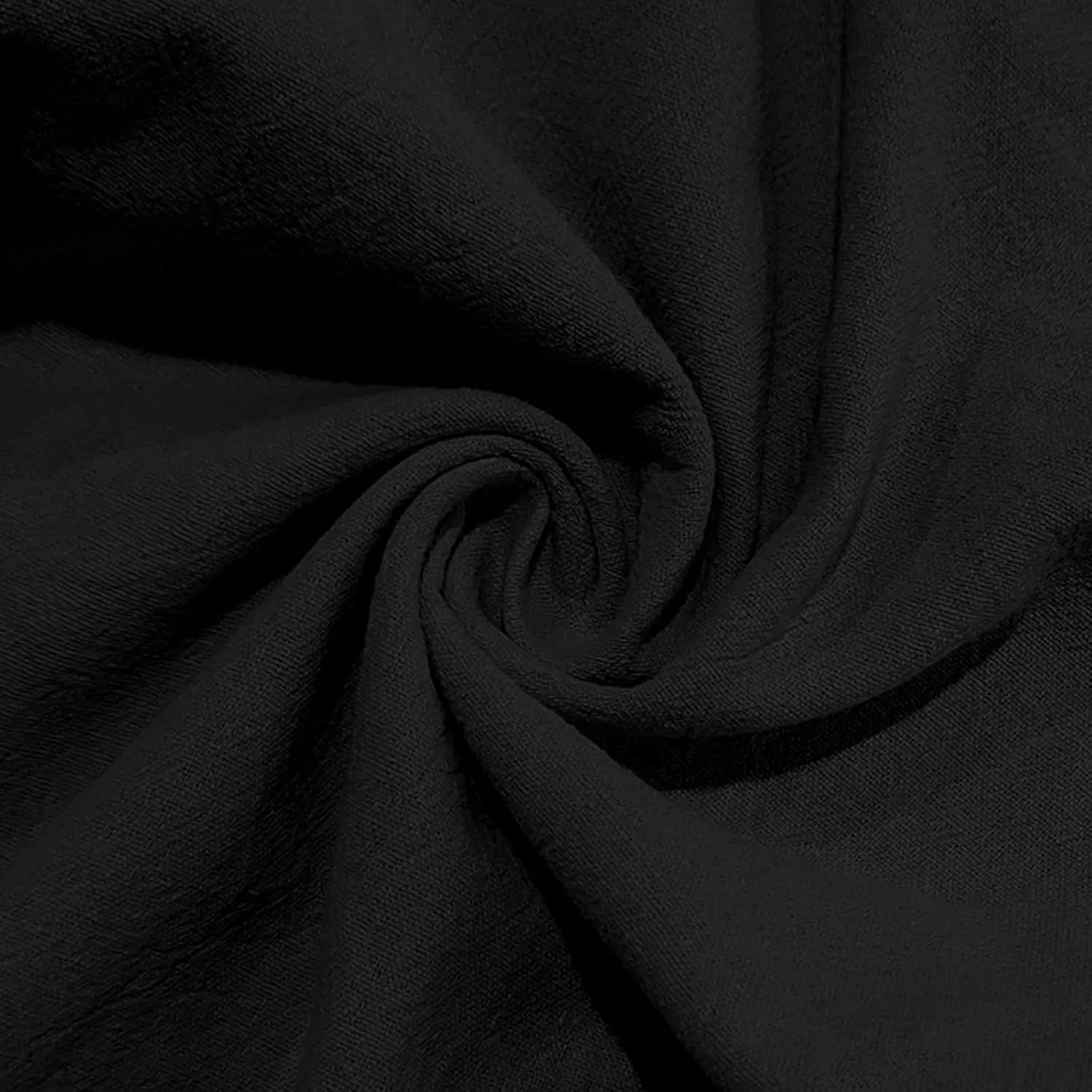 Finelylove Mens Casual Summer Linen Pants Relaxed Fit Button Beach Pants Elastic Waist Drawstring Long Lounge Yoga Trousers