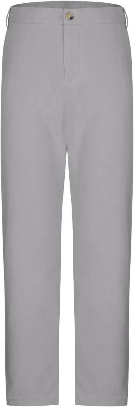 Finelylove Mens Dress Pants Relaxed Fit Casual Cotton Linen Pants Straight Leg Comfy Travel Beach Trousers Vacation Outfits