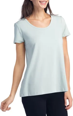 Fishers Finery Women's Ecofabric Short Sleeve Scoop Neck Tee; Relaxed Fit