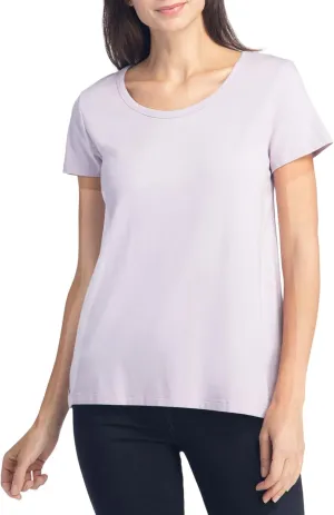 Fishers Finery Women's Ecofabric Short Sleeve Scoop Neck Tee; Relaxed Fit