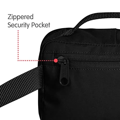 Fjallraven, Kanken Hip Pack with Waist Belt for Everyday Use and Travel, Black