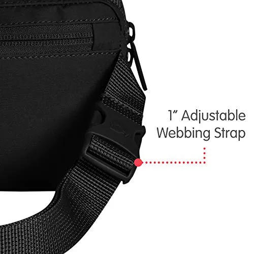 Fjallraven, Kanken Hip Pack with Waist Belt for Everyday Use and Travel, Black