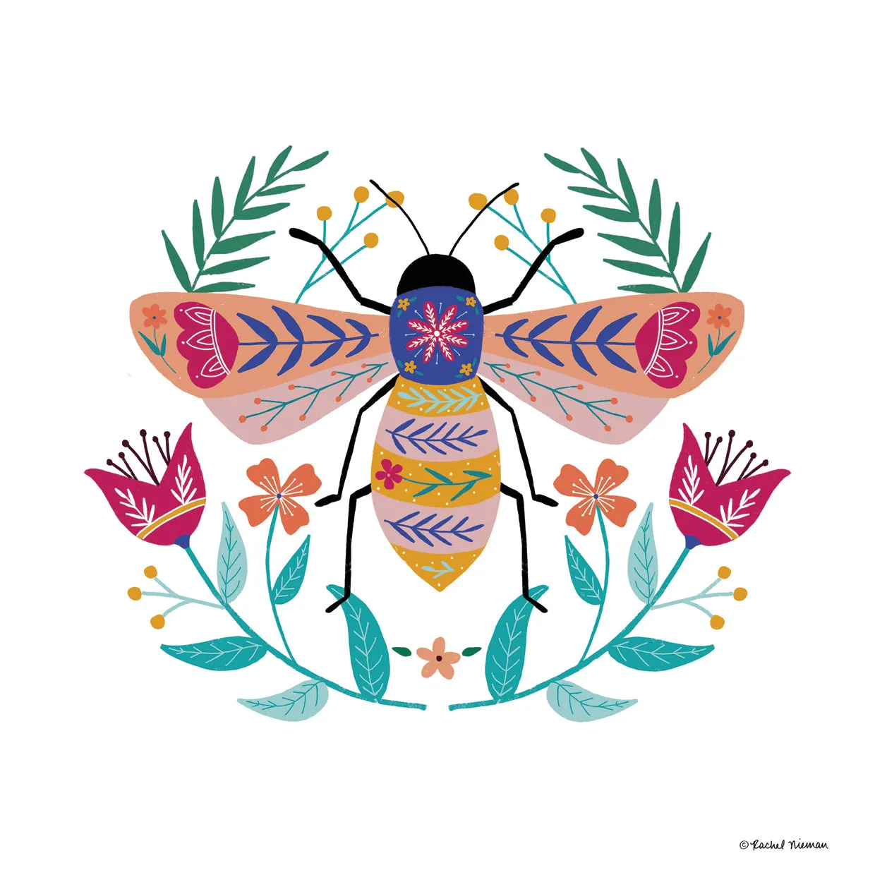 Folk Art Bee