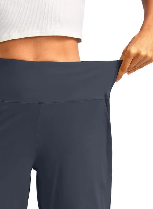 G Gradual Women's 12" Bermuda Long Shorts with Pockets High Waisted Stretch Knee Length Shorts for Women Summer Walking