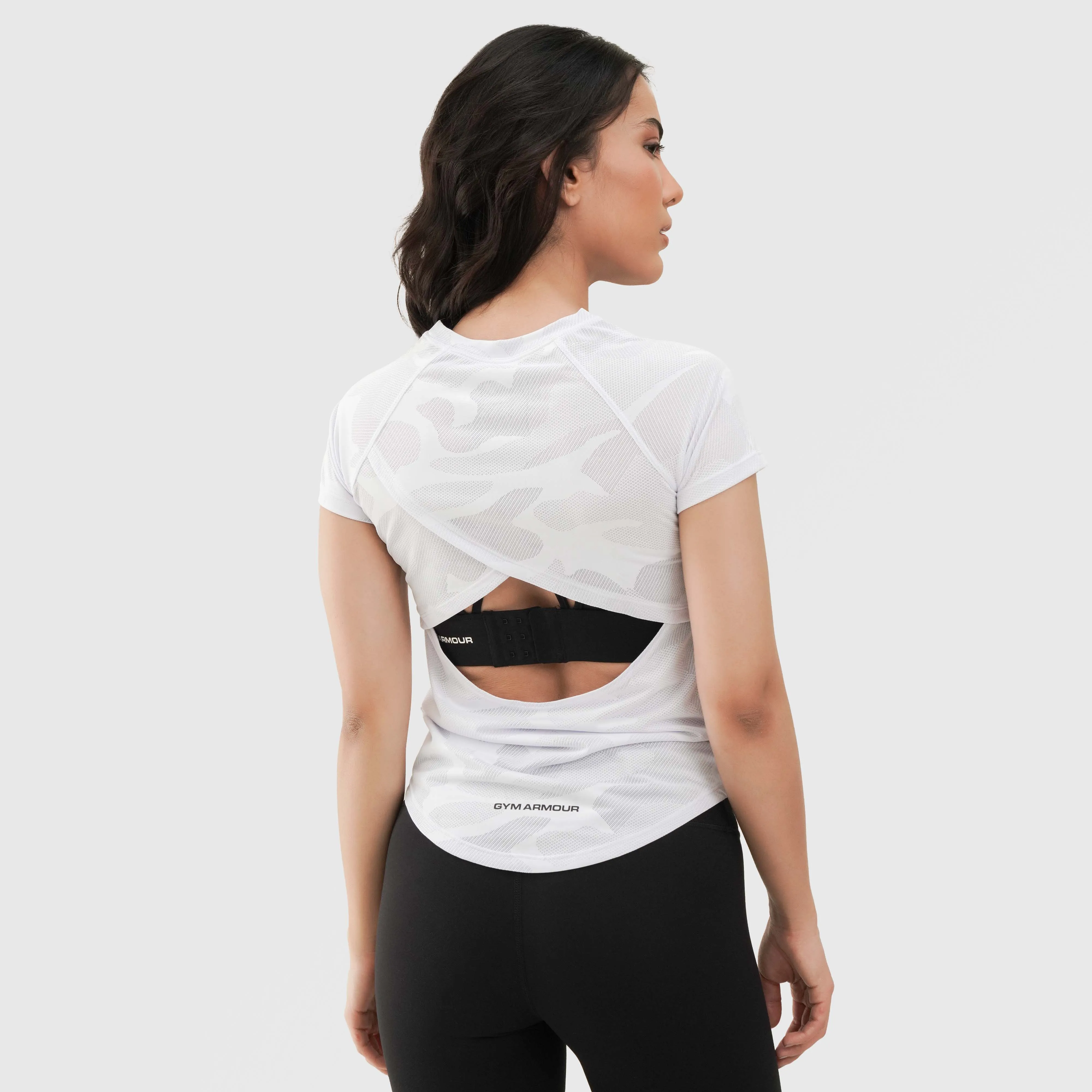 GA Cut Out Tee (White)