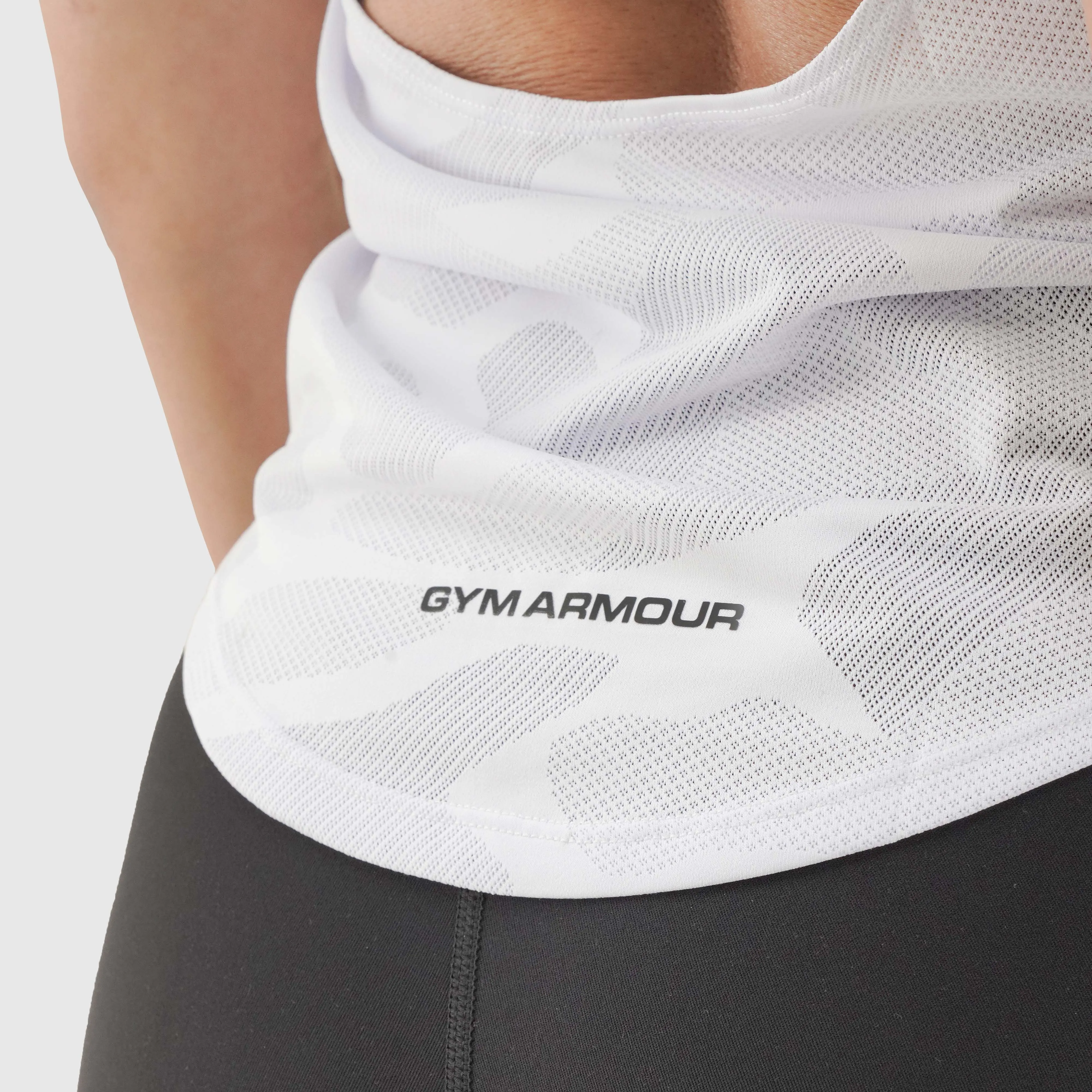GA Cut Out Tee (White)
