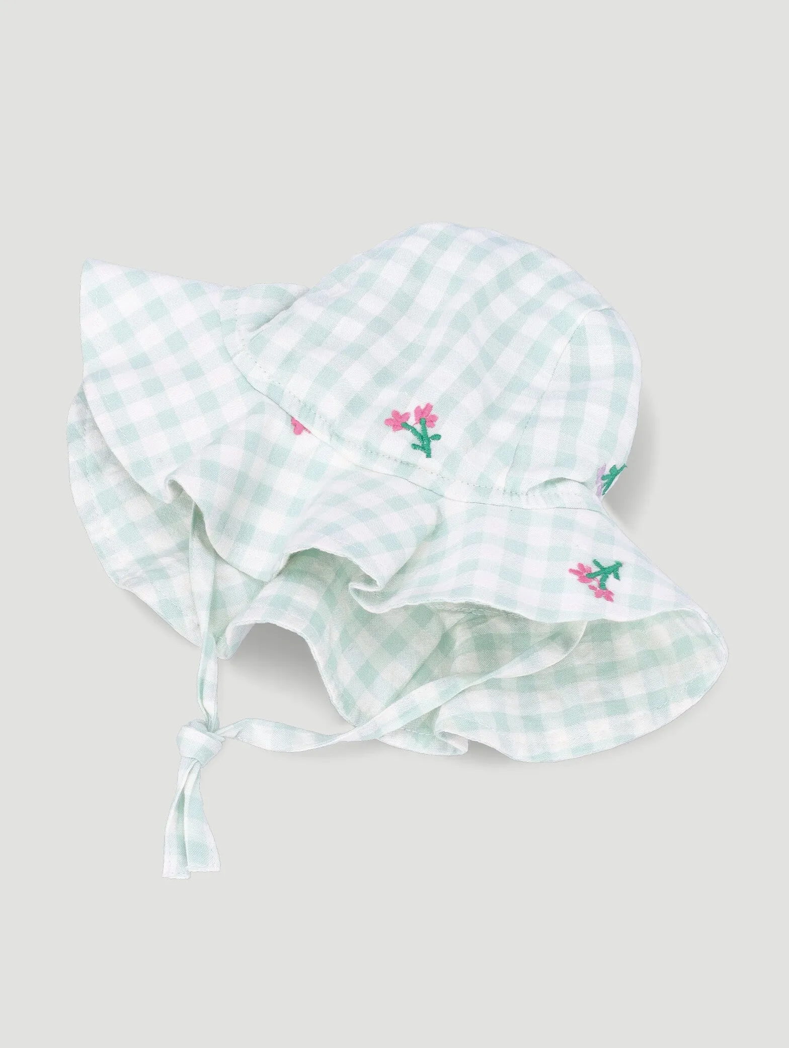 Gingham All Over Print Bucket Hat