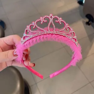 Girls Princess Hair Crown Beautiful Rhinestone Hair Band / Girls Hair Accessories