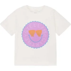 Girls White Shell Tshirt