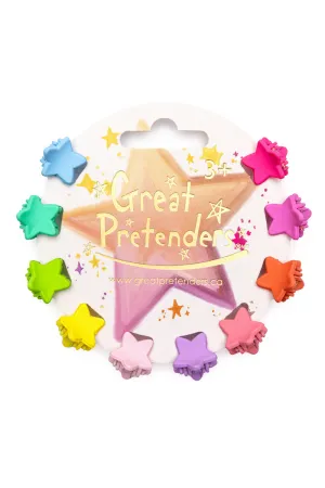 Great Pretenders Rainbow Star Mini Hair Clips