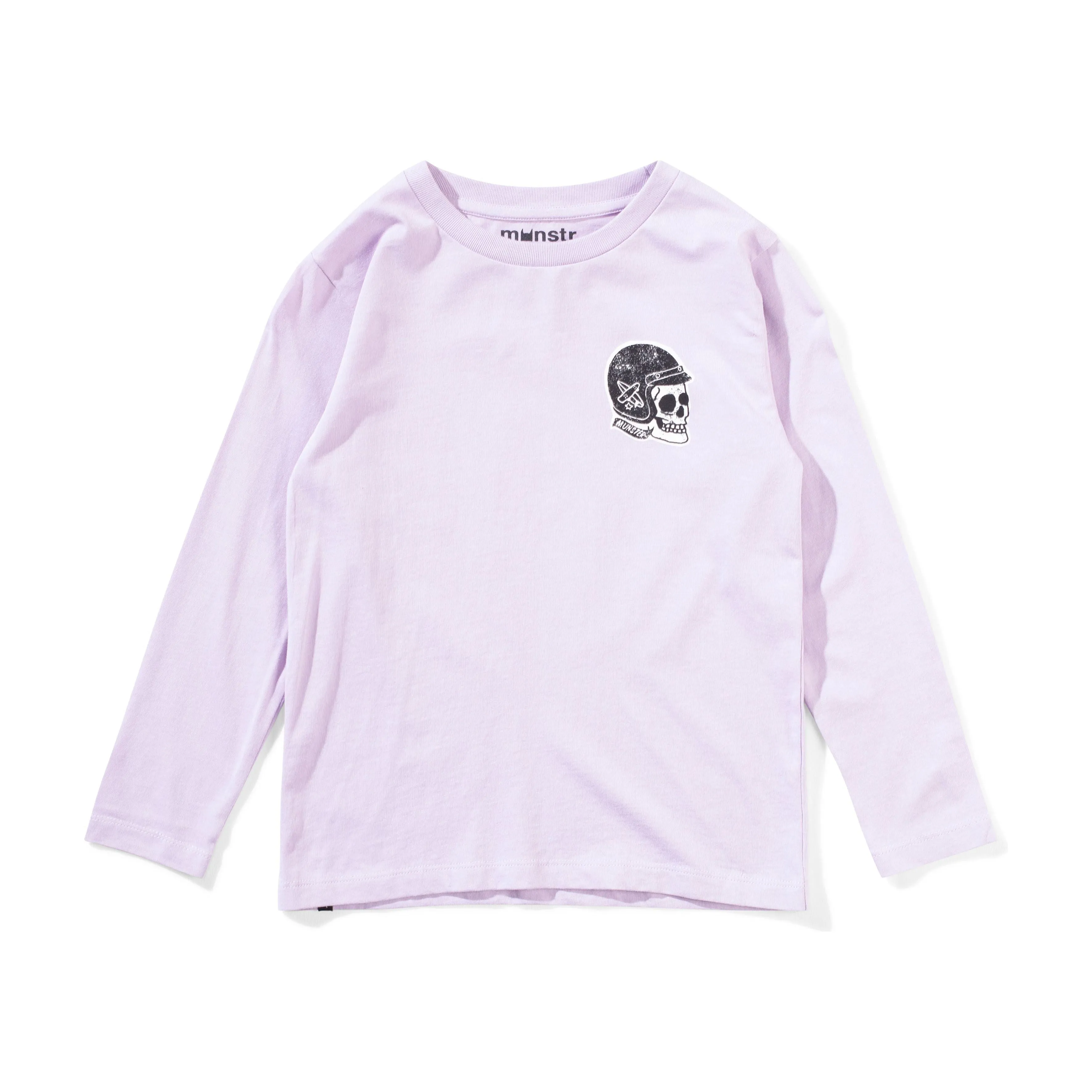 Grinner Ls Tee - Lilac