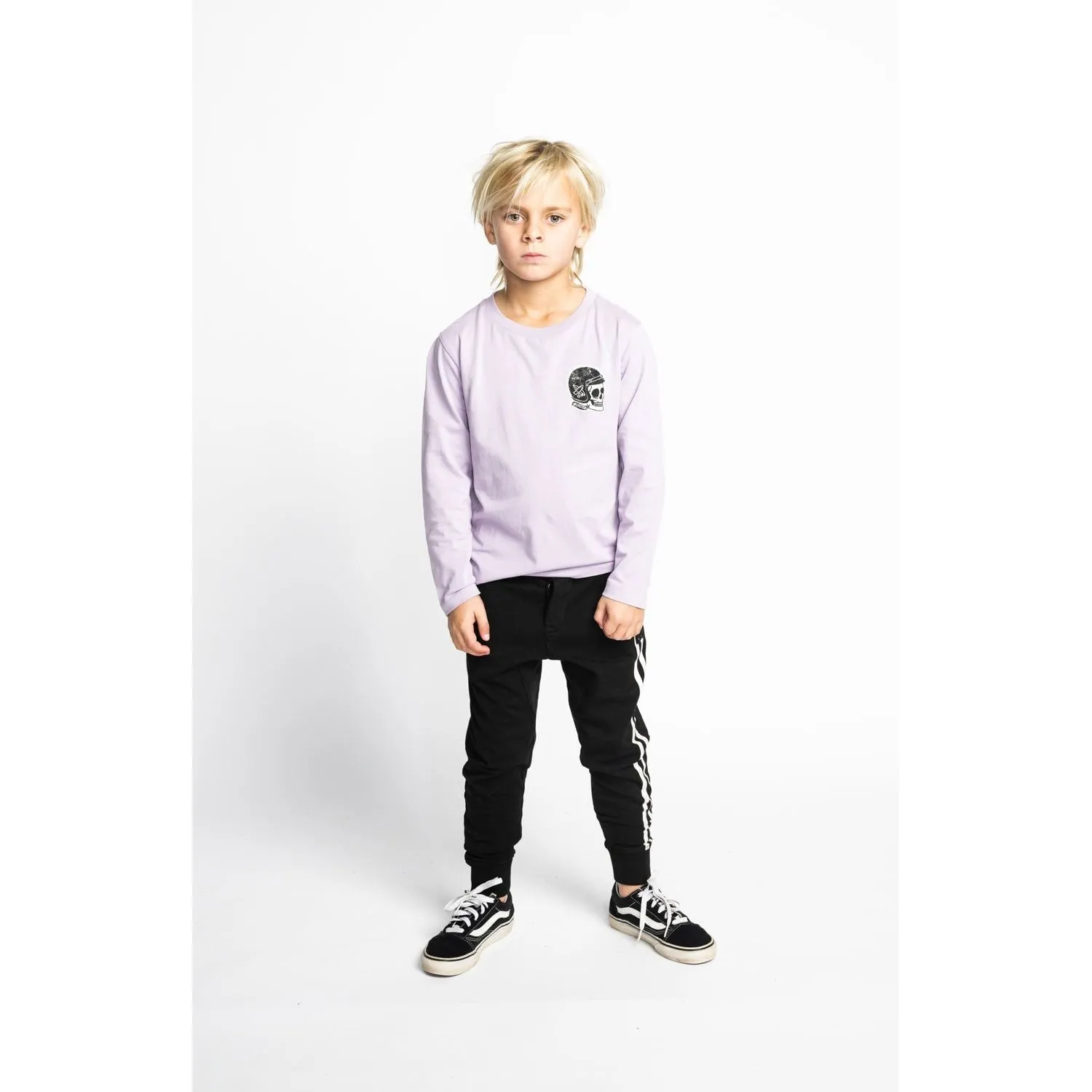 Grinner Ls Tee - Lilac