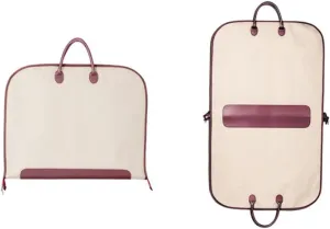 Habrur Clothes Cover 2pcs 40"" Garment Bags Travel Foldable Suit Bags Hanging Clothes Bag With Handles Suit Bags (Color : A, Size : 60 * 100cm)