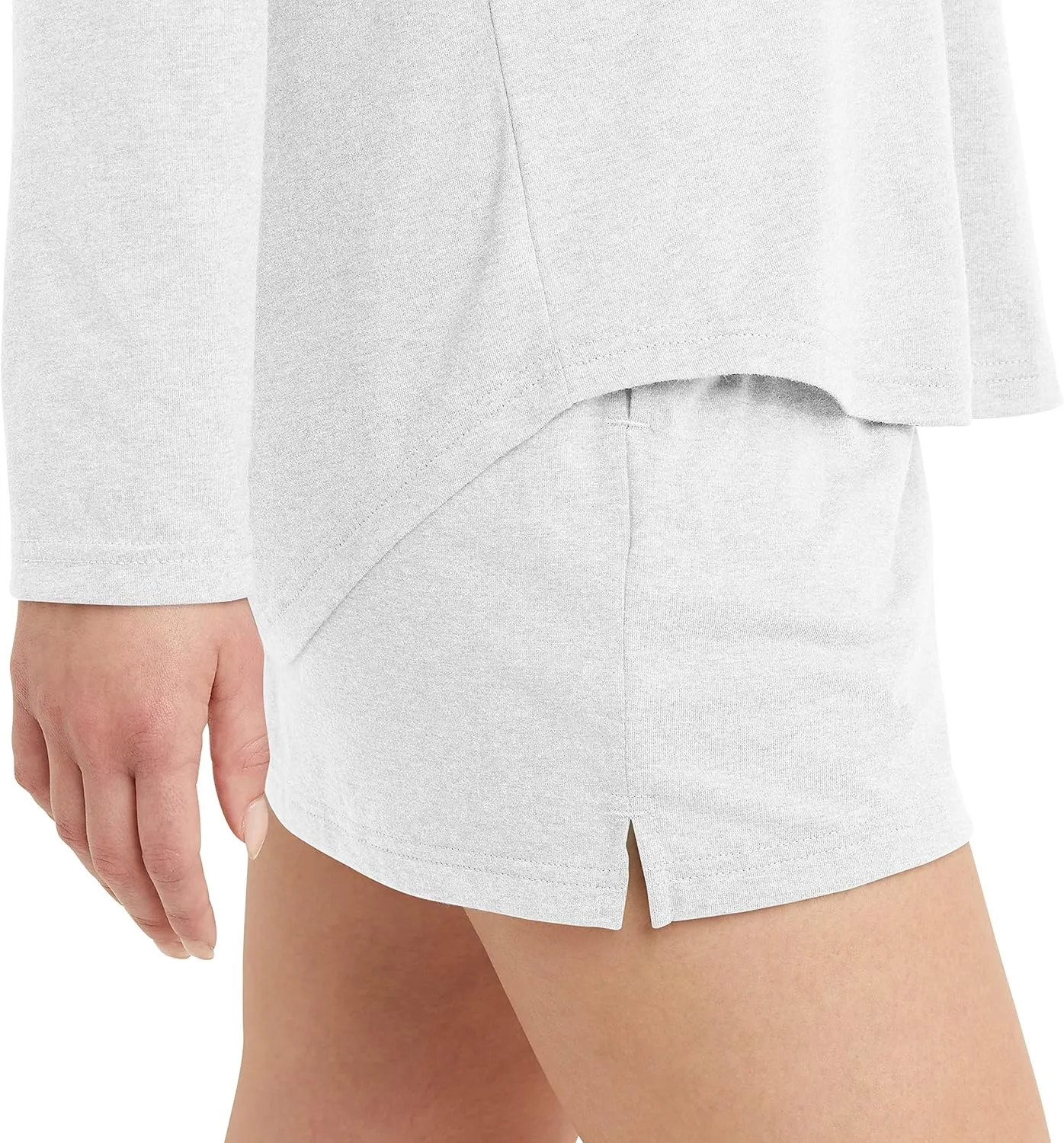 Hanes Women's Originals Tri-Blend Long-Sleeve T-Shirt, Crewneck Tee For Women, Relaxed Fit