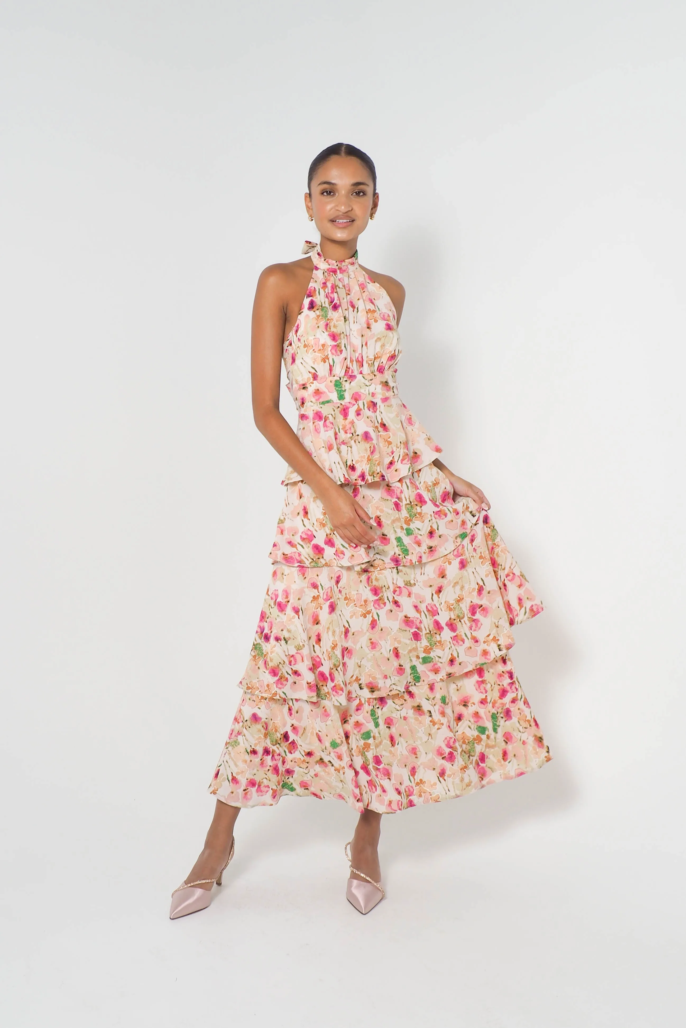 Harlow Floral Midi Dress