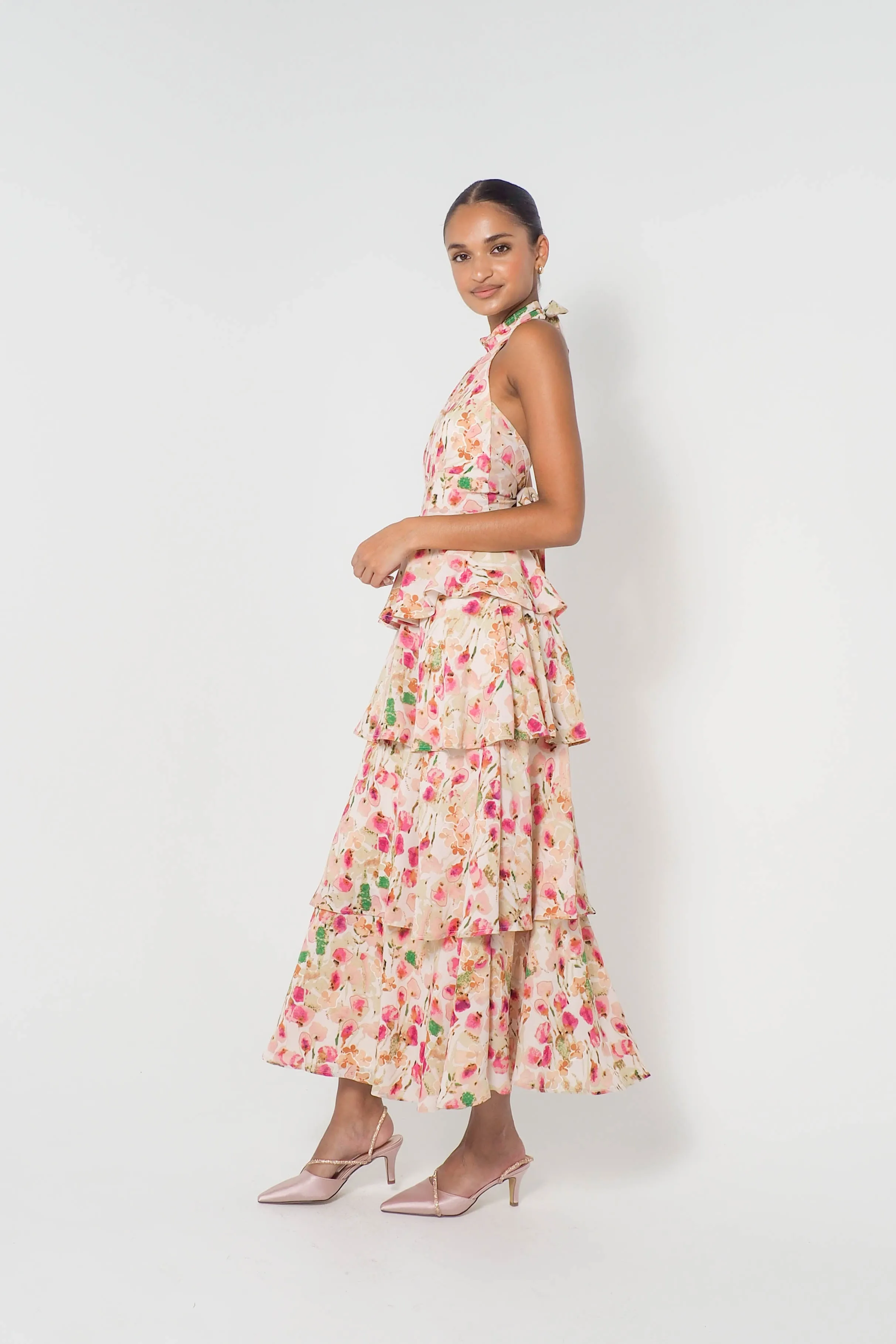 Harlow Floral Midi Dress