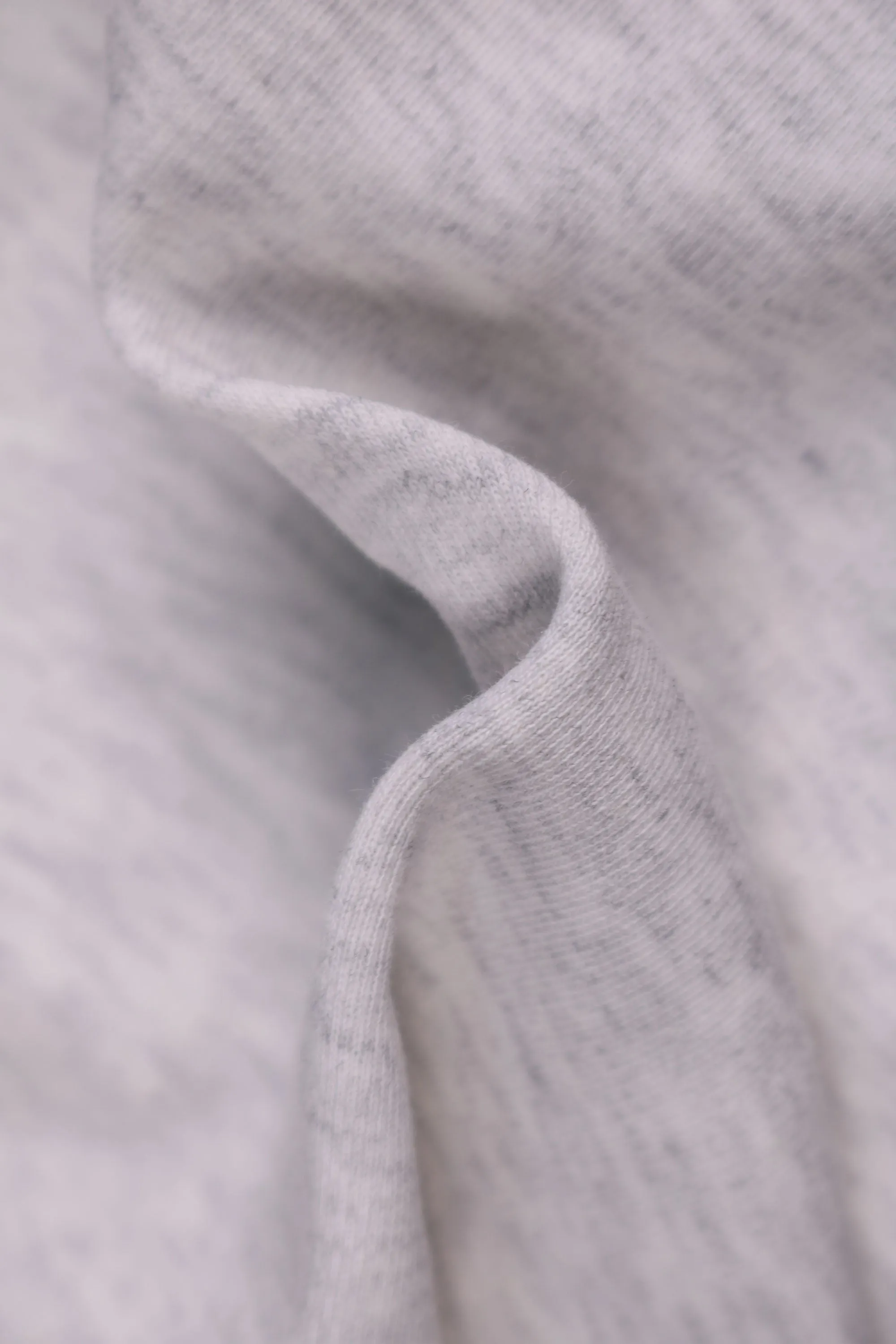 Heather Concrete Cotton-Jersey Round Neck T-shirt