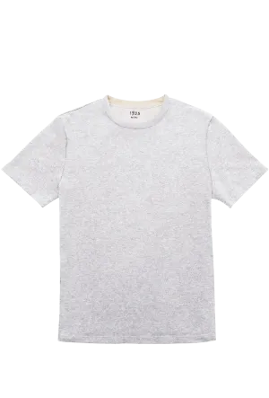 Heather Concrete Cotton-Jersey Round Neck T-shirt