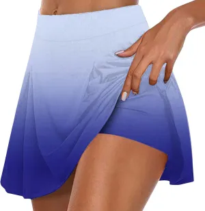 hlysgo Tennis Skirt for Women 2025 Summer 2 in 1 Workout Shorts High Waisted Athletic Skorts Teen Girls Running Shorts