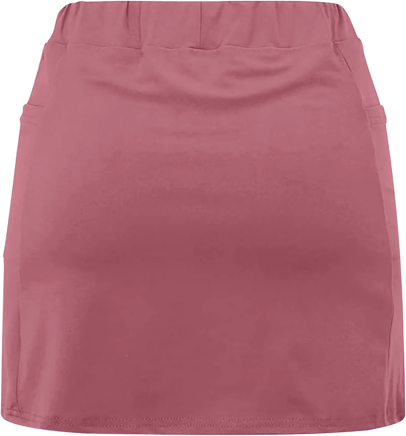 hlysgo Womens High Waisted Tennis Skort A-Line Skater Skirts with Lining Shorts Summer Plus Size Workout Athletic Shorts