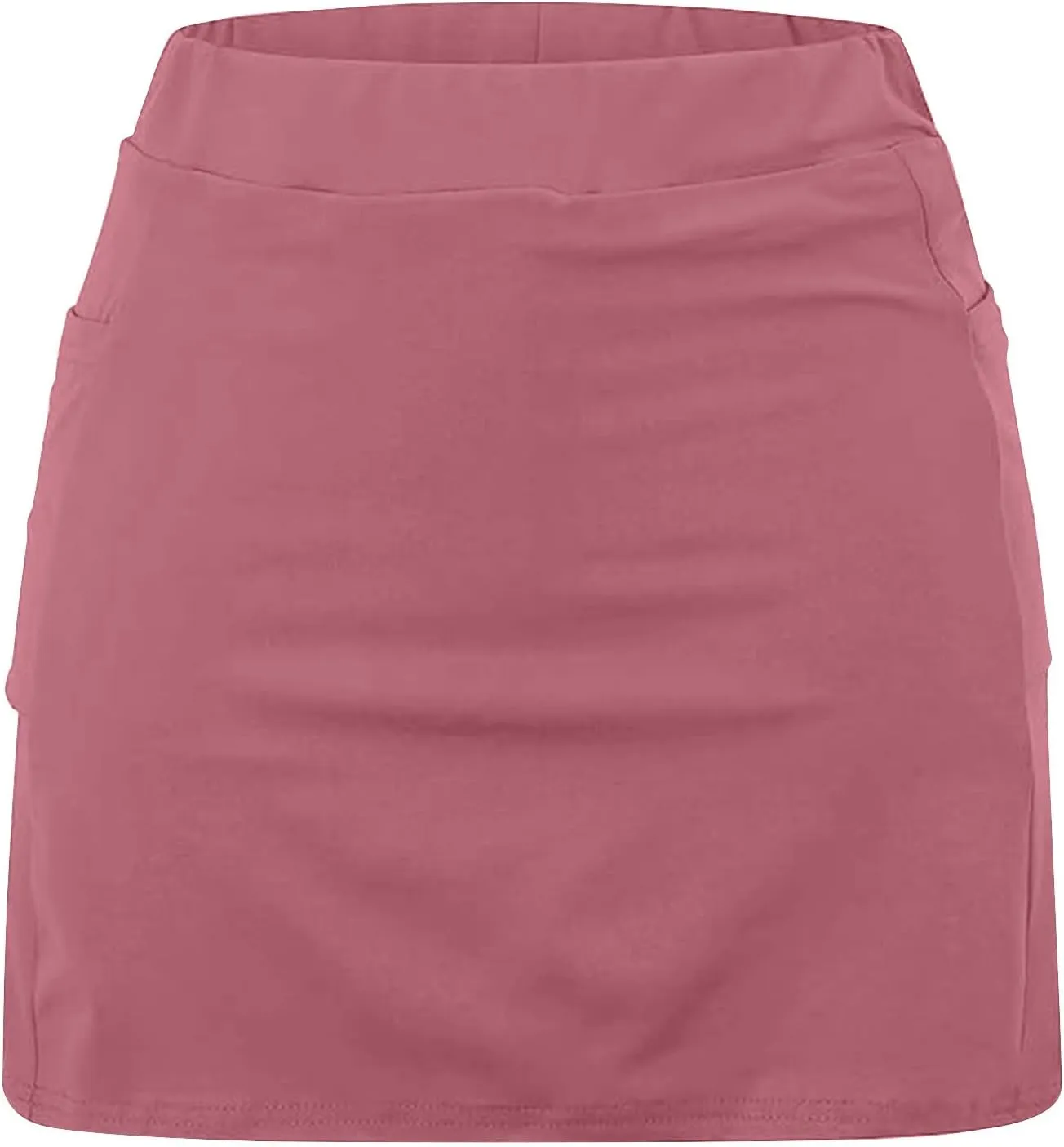hlysgo Womens High Waisted Tennis Skort A-Line Skater Skirts with Lining Shorts Summer Plus Size Workout Athletic Shorts
