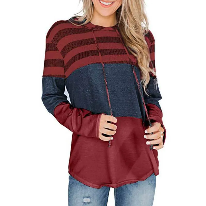 Hooded Patchwork T-shirt