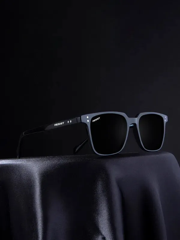 Hot Small Black Rectangle Sunglass