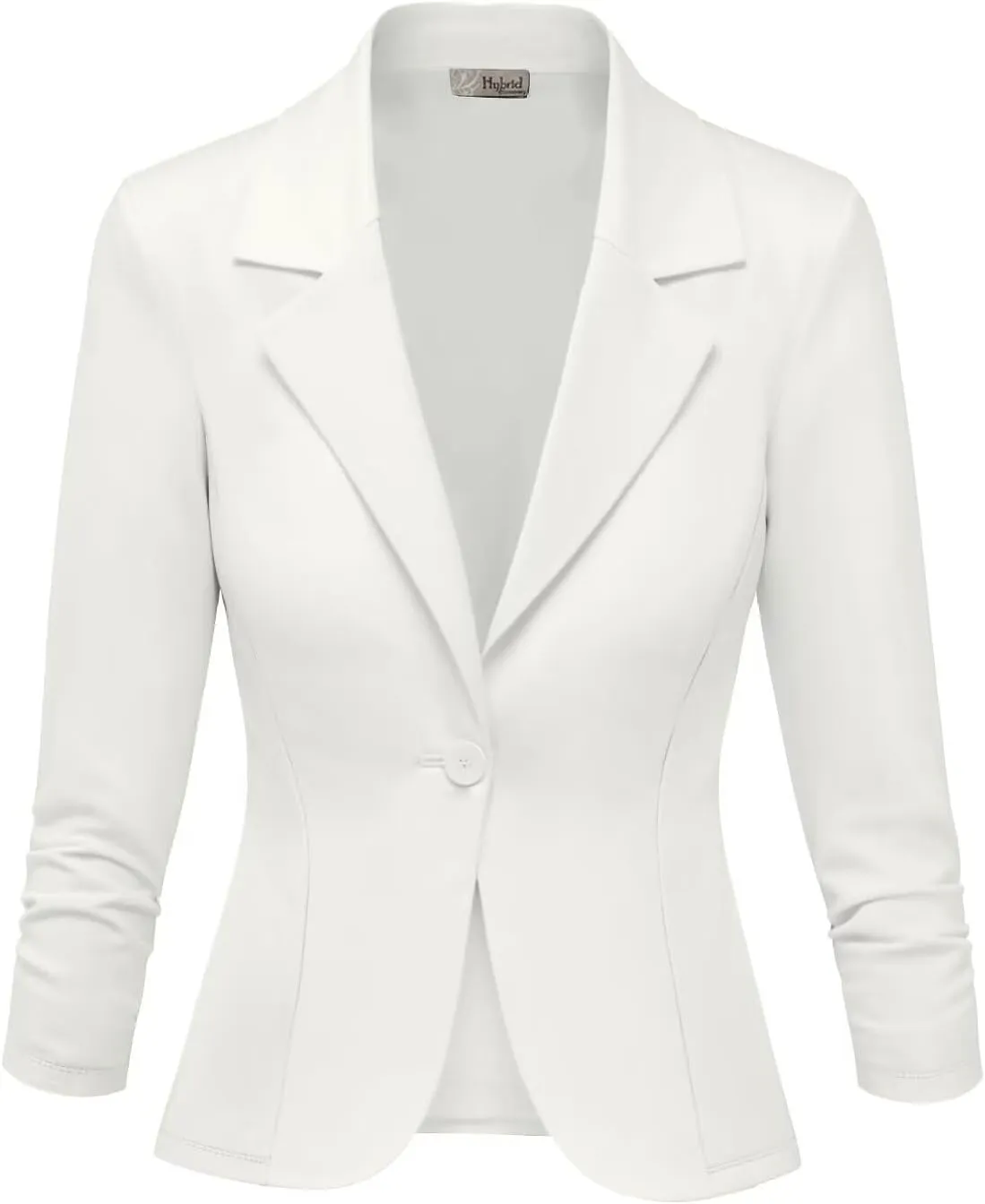 Hybrid & Company Women Super Comfy Ponte Office Blazer