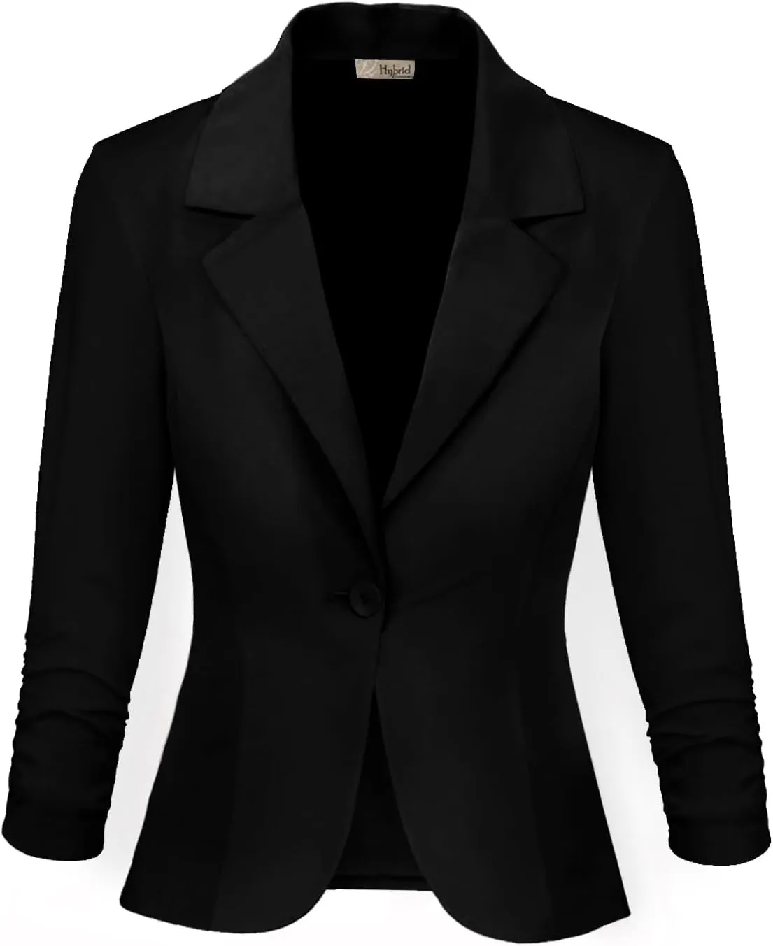 Hybrid & Company Women Super Comfy Ponte Office Blazer