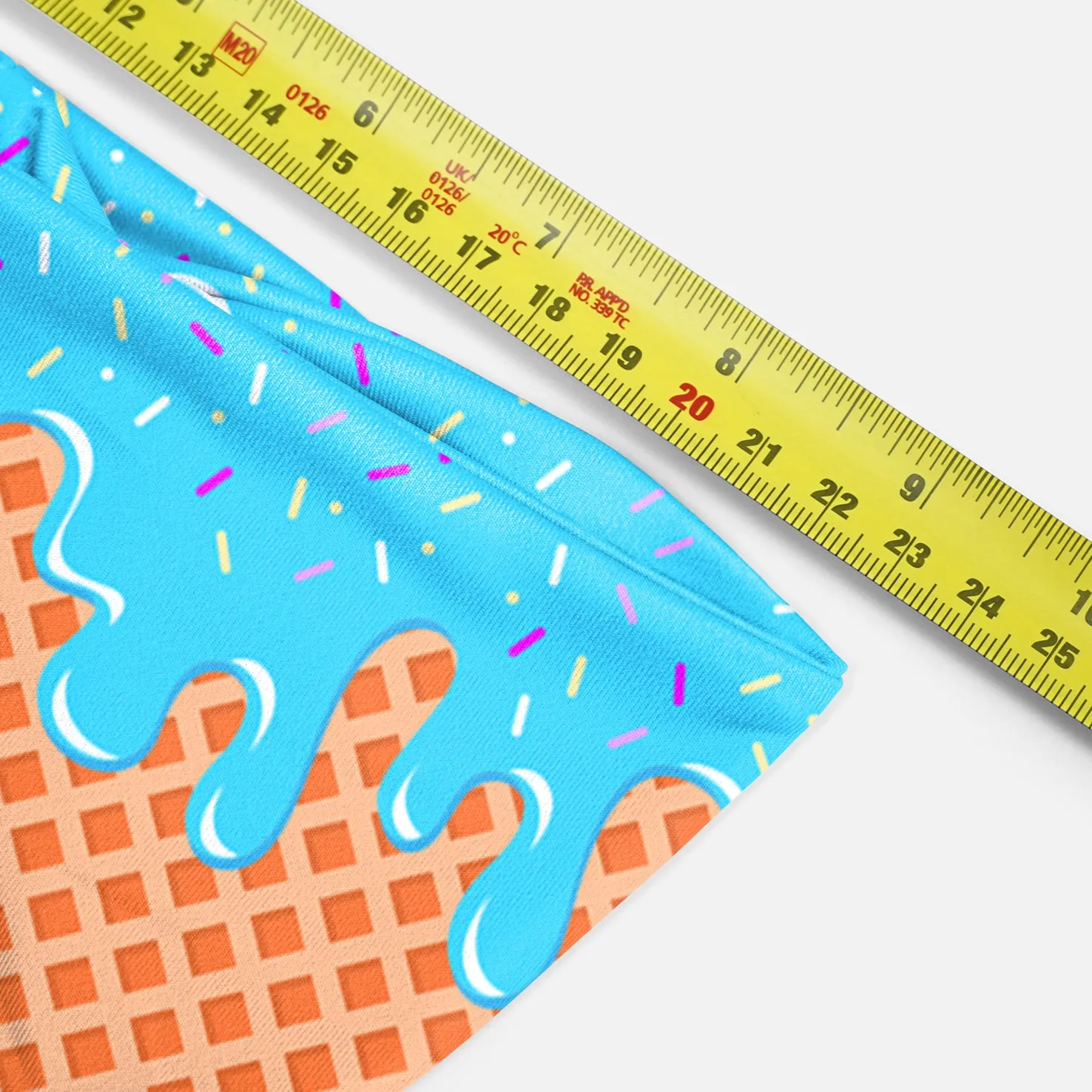 Ice Cream Cone Light Blue Headband