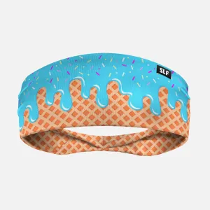 Ice Cream Cone Light Blue Headband