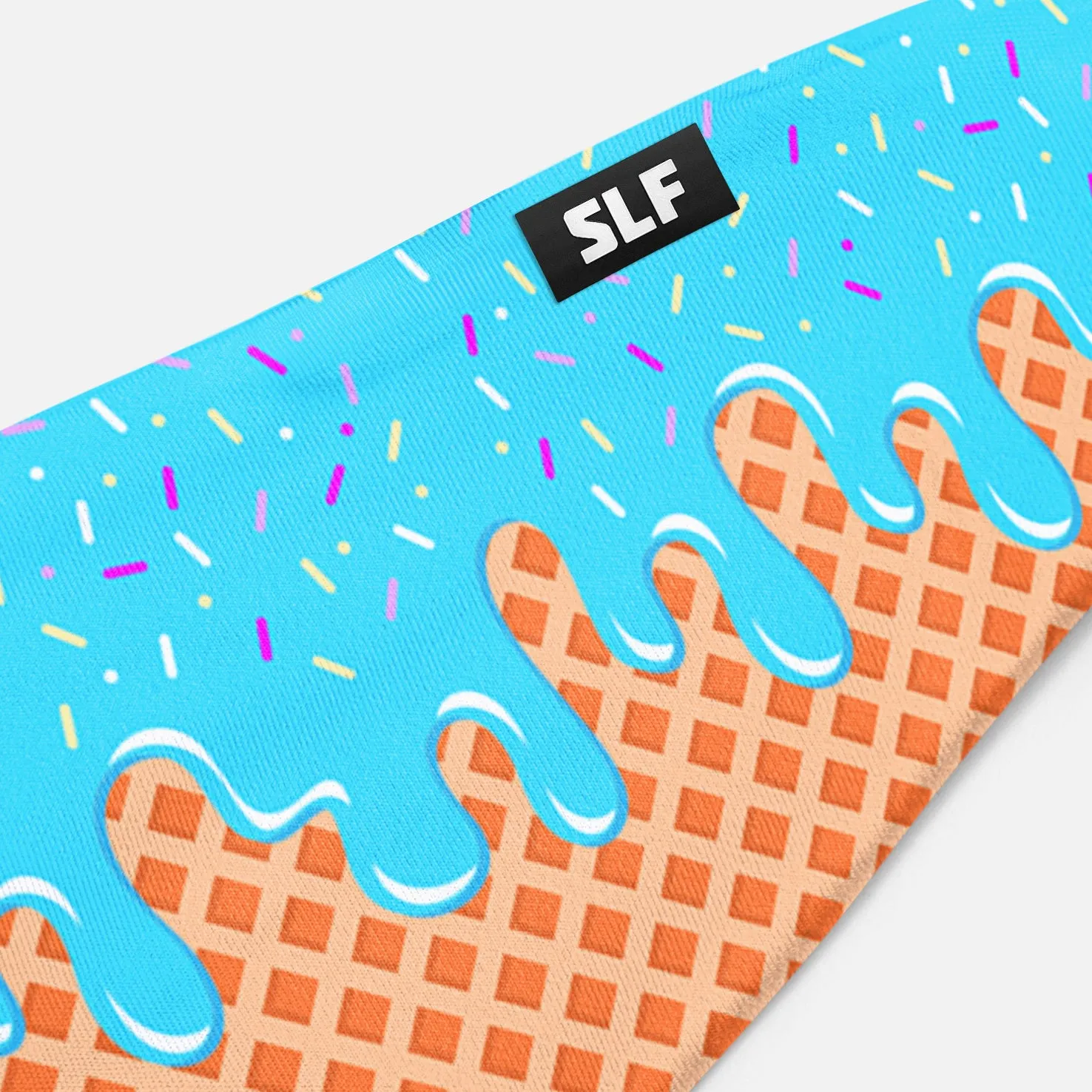 Ice Cream Cone Light Blue Headband