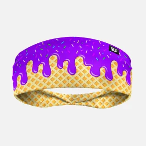 Ice Cream Cone Purple Headband