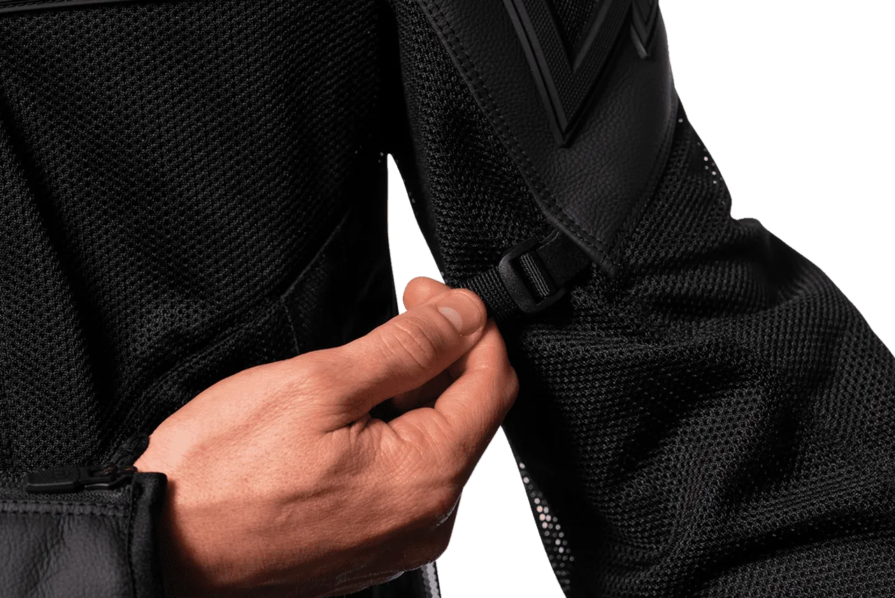 Icon Men's Mesh AF Leather Motorcycle Jacket