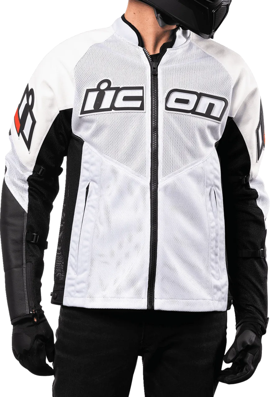 Icon Men's Mesh AF Leather Motorcycle Jacket